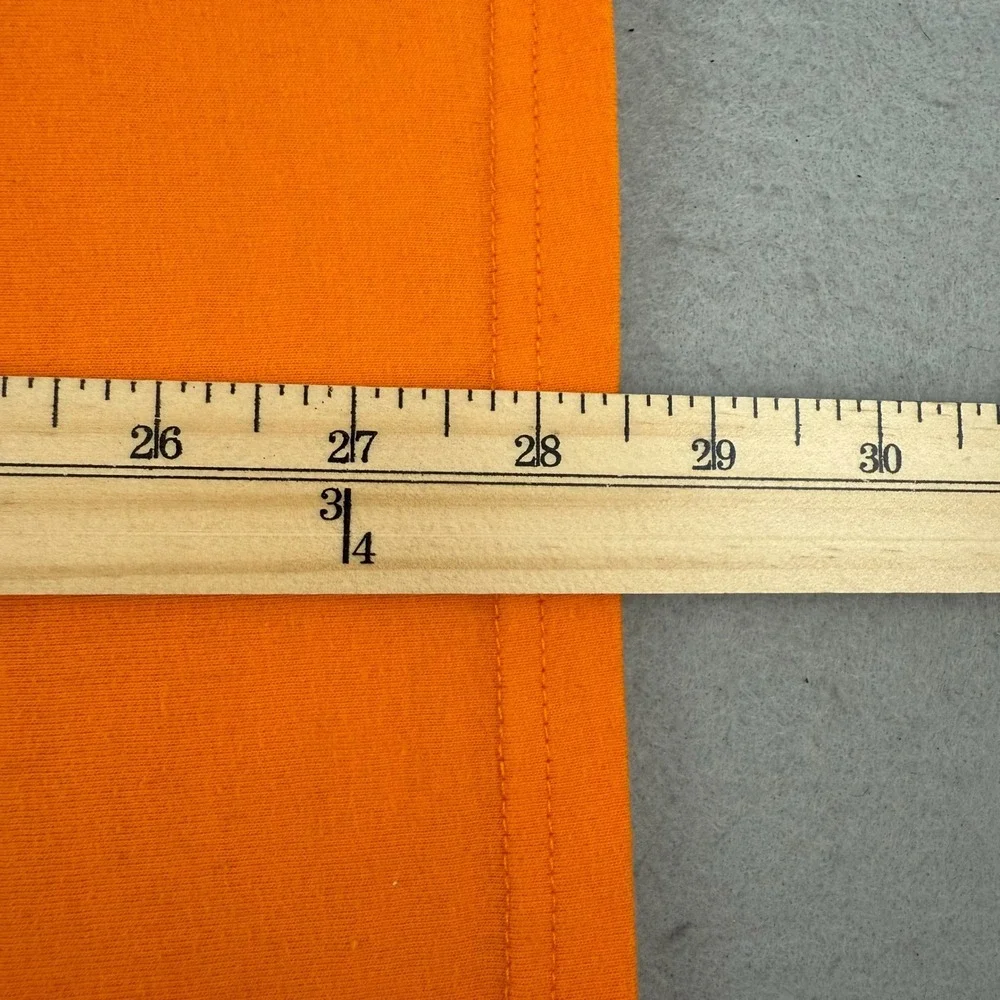 FRPLY Mens XL Orange Hustle In Silence Trust Issues Graphic Streetwear T-Shirt‎